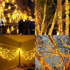 img 2 attached to UL Listed LED Twinkle Christmas Lights - Nikolable 328ft 500 LEDs Fairy String Lights for Indoor/Outdoor Home, Patio, Wedding, Party - 8 Modes for Valentines Day Decoration