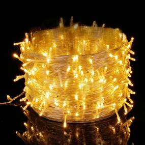 img 4 attached to UL Listed LED Twinkle Christmas Lights - Nikolable 328ft 500 LEDs Fairy String Lights for Indoor/Outdoor Home, Patio, Wedding, Party - 8 Modes for Valentines Day Decoration