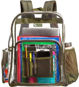 img 2 attached to Ultimate Heavy Clear Backpack Organizer: The Perfect Storage Solution for Large Casual Daypacks