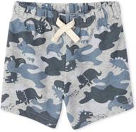 boys' printed knit shorts from the children's place logo