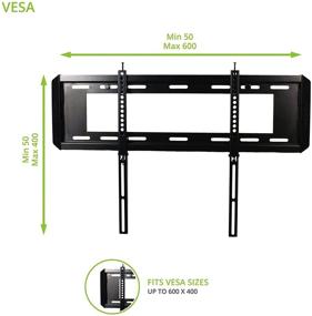 img 3 attached to 📺 Kanto F3760 TV Wall Mount for 37-inch to 70-inch Televisions - Fixed Mounting Solution