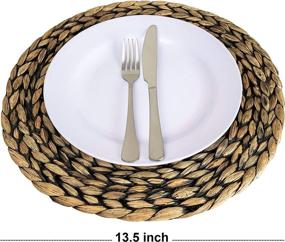 img 1 attached to 🍽️ CENBOSS Elegant Woven Placemats for Dining: Food Service Equipment & Supplies