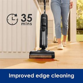 img 1 attached to Tineco Floor ONE S5: Smart Cordless Wet Dry Vacuum Cleaner and Mop - Digital Display, Extended Battery Life, Ideal for Sticky Messes, Pet Hair, and Hard Floors - Space-Saving Design