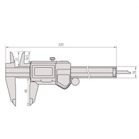 img 1 attached to 📏 Mitutoyo 500 752 20 Digimatic Caliper IP67: Precise Measurements with Enhanced Waterproof Performance