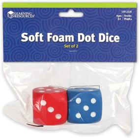 img 1 attached to 🎲 Enhance Learning with Learning Resources Foam Dice Dot: Engaging Educational Tool for Counting and Math Skills