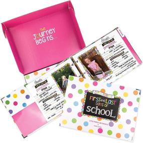 img 4 attached to Class Keeper School Memory Book for Kids - Preschool to College, Scrapbook Album with Keepsake Pockets for Every Grade, Photo Pages for Class Photos & School Pictures