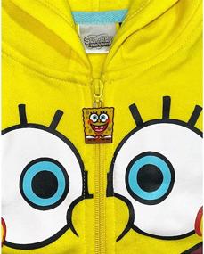 img 2 attached to Spongebob Squarepants Boys Hoodie Yellow