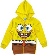spongebob squarepants boys hoodie yellow logo