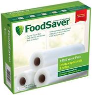 foodsaver t010-00151-001 8-inch-by-22-foot roll, 3-pack: superior food storage solution logo