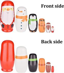 img 3 attached to 🎄 HYSIGUAN Christmas Matryoshka Christmas Decorations" - Enhanced SEO-friendly Product Name