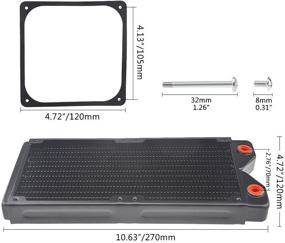 img 3 attached to Медный теплообменник радиатора для компьютера BXQINLENX