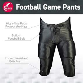 img 1 attached to 🏈 Cramer Football Game Pants: Enhanced Protection with 7 Pads for Hip, Tailbone, and Thigh