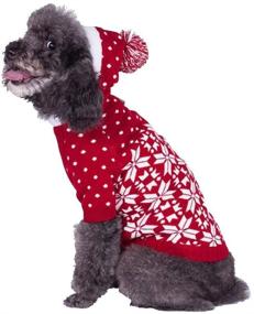 img 3 attached to 🐶 6 Festive Holiday Patterns Blueberry Pet Dog Sweaters