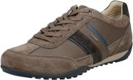 geox mens wells sneaker anthracite logo