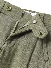 img 1 attached to Impressive Isaac Mizrahi Chambray Linen Purple Boys' Clothing: A Blend of Style and Comfort