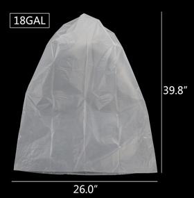 img 2 attached to 🗑️ Wekioger 18 Gallon Compactor Trash Bags: Convenient 95-Count Pack, White