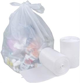 img 1 attached to 🗑️ Wekioger 18 Gallon Compactor Trash Bags: Convenient 95-Count Pack, White