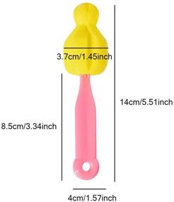 img 3 attached to 🧽 Efficient Cleaning Companion: FAFAHOUSE 14 Pack Bottle Nipple Cleaner Sponge Brush for Standard Nipples Scrubber