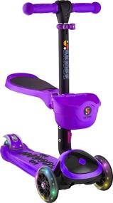 img 1 attached to 🛴 SKIDEE Kids Scooter Accessories: Y200 Foldable Kick Scooter Front Basket - Carry Water Bottle, Toys, Snacks, and More - 7 Color Options