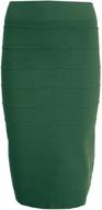 esteez women's nylon bodycon pencil skirt - stylish and comfortable clothing logo