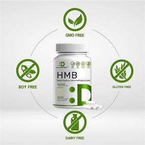 img 2 attached to 1000mg Ultra Strength HMB Supplements: Enhanced Muscle Growth Support, 200 Capsules, Third Party Tested - Boosts Muscle Retention, Lean Mass, and Rapid Workout Recovery