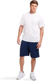 img 3 attached to Dri-Power Performance Mesh T-Shirt for Men - Russell Athletic: Premium Comfort and Breathability