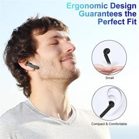 img 3 attached to 🎧 Черные 2-в-1 наушники True Wireless и беспроводной динамик Bluetooth - Внутриканальные Bluetooth-наушники 5.1 с объединенным футляром для зарядки и комбо-динамиком для походов, велосипедных прогулок, пикников, кемпинга и многого другого.