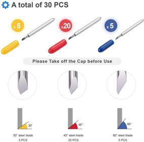 img 3 attached to 🪒 Enhance Your Shaving Experience with Blades, STREWEEK Expression 30°Shallow and 45°Standard Replacement Blades