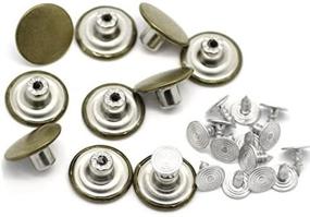 img 3 attached to 👖 Upgrade Your Jeans with Oxeanus 10Pcs Metal Replacement Buttons Kit