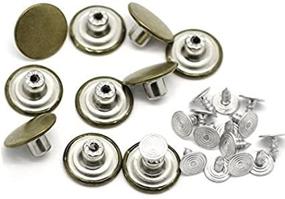 img 4 attached to 👖 Upgrade Your Jeans with Oxeanus 10Pcs Metal Replacement Buttons Kit