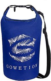 img 4 attached to GOWETION 10L Adjustable Shoulder Strap Roll Top Floating Waterproof Dry Storage Bag for Kayaking, Rafting, Boating, Swimming, Camping, Hiking, Beach, Fishing