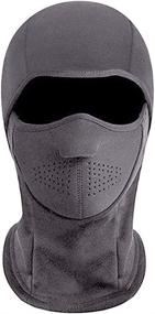 img 4 attached to 🧣 Winter Balaclava Ski Mask by Joyoldelf: Fleece Windproof Motorcycle Face Warmer