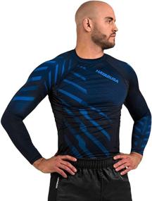 img 4 attached to 👕 Hayabusa Metaru Jiu Jitsu Rashguard - Long Sleeve