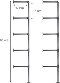 img 3 attached to Malleable Support Industrial Bookshelf Improvement