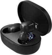 наушники xiaomi mi true wireless earbuds basic 2s: bluetooth 5.0 с сенсорным управлением, стерео звуком и игровым режимом, с микрофоном - redmi airdots 2s. логотип