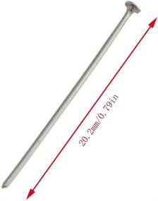 img 3 attached to Outstanding Straight Stainless Eyepins Findings Beading & Jewelry Making and Jewelry Findings