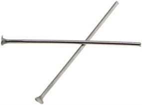 img 1 attached to Outstanding Straight Stainless Eyepins Findings Beading & Jewelry Making and Jewelry Findings