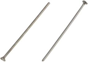 img 2 attached to Outstanding Straight Stainless Eyepins Findings Beading & Jewelry Making and Jewelry Findings