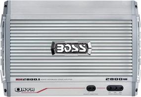 img 2 attached to 🔊 BOSS Audio Systems NX2800.1 Моноусилитель Onyx - 2800 Вт, 1 канал, 2-8 Ом устойчивость, класс АВ, с пультом дистанционного управления уровнем сабвуфера