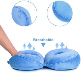 img 1 attached to 🐱 CATSAYS Dual Comfort Cushion Lift Hips Up: Beauty Solution for Posture Correcting and Pressure Relief in Car Seat, Home, Office