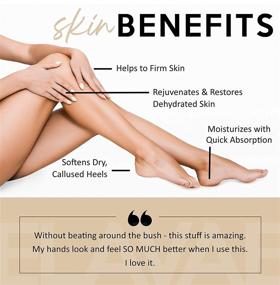 img 2 attached to 👣 Elavae Ultra Hydrating Foot and Hand Repair Cream: Shea Butter, Vitamin E, and Coconut Oil Infused Moisturizer for Cracked Heel Treatment and Dry Skin Care