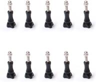 📷 oumers long thumbscrew set for gopro accessories - secure mounting for hero5, hero4, hero3, hero2 cameras (10pcs/pack) logo