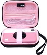 📸 pink ltgem hard case: perfect protection for kodak printomatic or kodak smile digital instant print camera logo