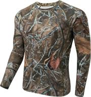 bassdash men's lightweight thermal base layer 👕 shirt: premium warmth and comfort for outdoor activities logo