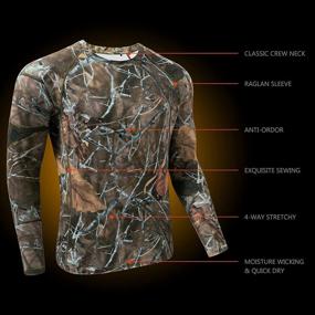 img 1 attached to BASSDASH Men's Lightweight Thermal Base Layer 👕 Shirt: Premium Warmth and Comfort for Outdoor Activities