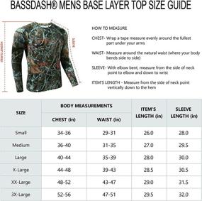 img 2 attached to BASSDASH Men's Lightweight Thermal Base Layer 👕 Shirt: Premium Warmth and Comfort for Outdoor Activities