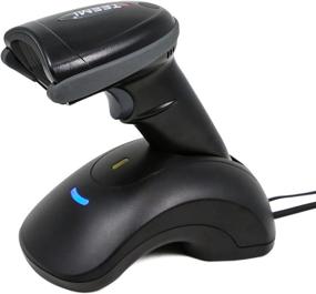 img 4 attached to TEEMI 1D 2D Bluetooth Barcode Scanner with USB Cradle Data Receiver, Charge Station and GS1 QR PDF417 Wireless Automatic Omnidirectional Screen Scanning