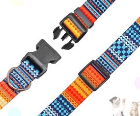 img 2 attached to MayPaw Collar Geometric Patterns Adjustable