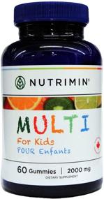 img 3 attached to 🍬 Nutrimin Multi+ Gummy for Kids: Allergen-Free Vegetarian Vitamins - 120 Count Halal Multivitamin Gummies (30 Day Supply)