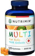 🍬 nutrimin multi+ gummy for kids: allergen-free vegetarian vitamins - 120 count halal multivitamin gummies (30 day supply) logo